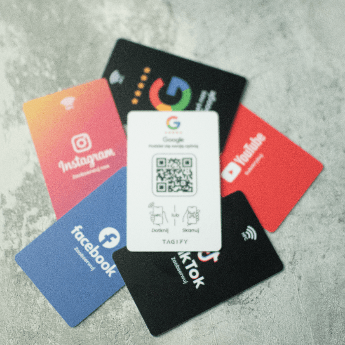 Wachlarz kart Social Card